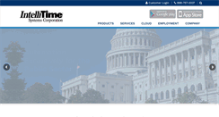 Desktop Screenshot of intellitime.com